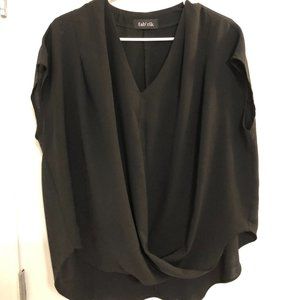 Fab'rik Black Blouse Size Medium